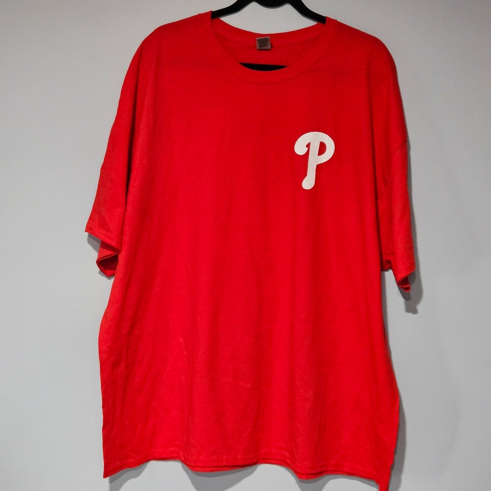 Philadelphia Phillies Trea Turner #7 Red T Shirt Majestic 3XL NWOT